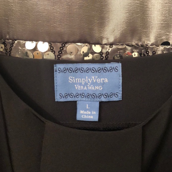 Vera Wang Black Dress - Picture 3 of 4